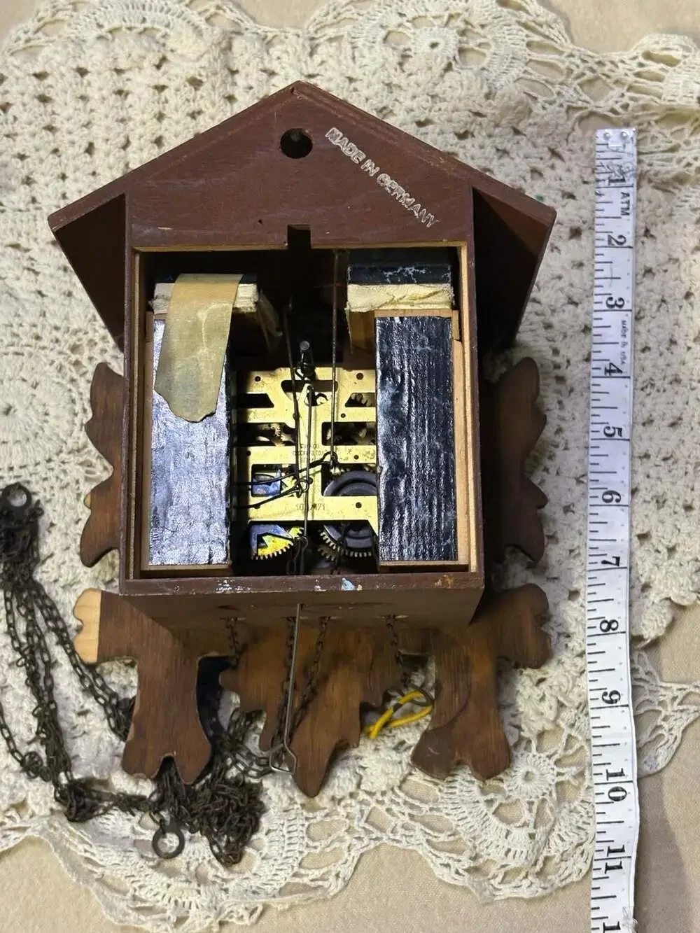 Vintage Black Forest Germany Regula Bird Cuckoo Clock AS IS